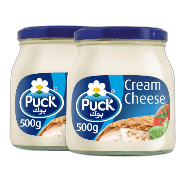 Puck Glass Jar Cream 2 x 500 g