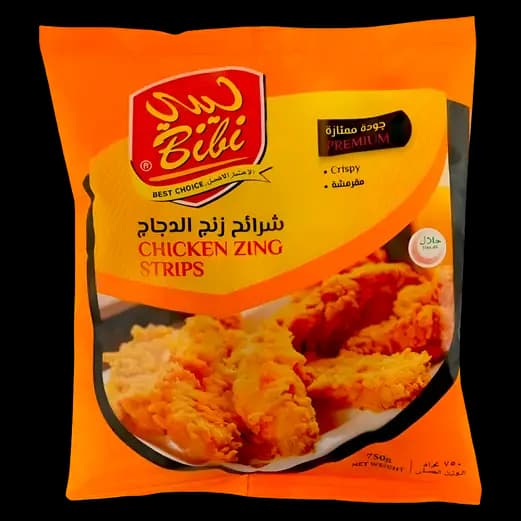 Bibi Chicken Zing Strips Spicy, 750g