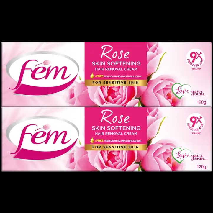 Fem Hair Removal Cream Rose 2 x, 120g