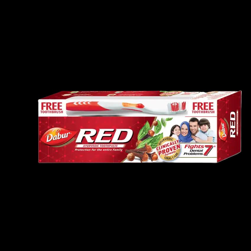 Dabur Red Toothpaste, 200g with Toothbrush