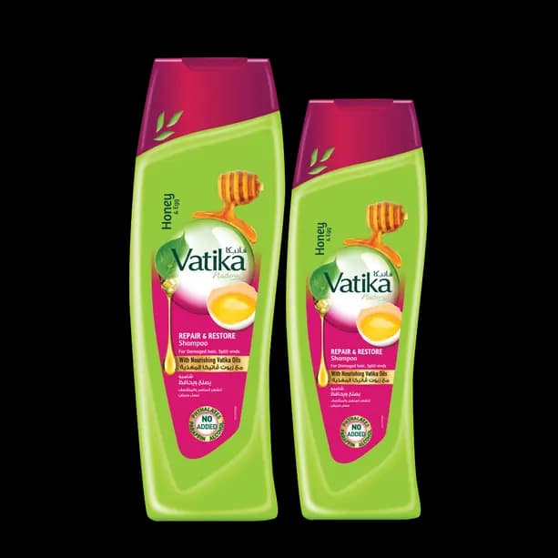 Dabur Vatika Shampoo 400 + - Repair & Restore, 200ml