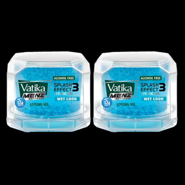 Dabur Vatika Hair Gel - 3 - Wet Look, 250ml x 2