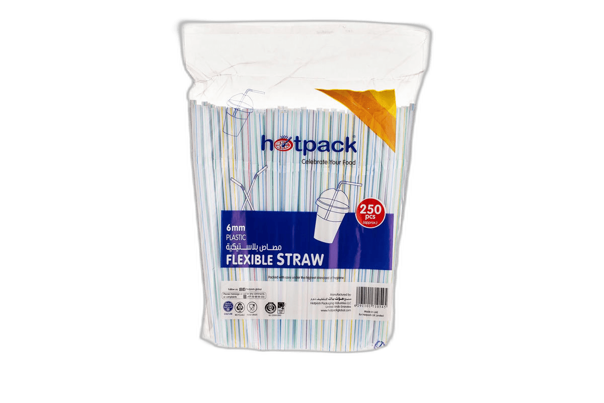 Hotpack Plastic Flex Strawberry 250 Pack