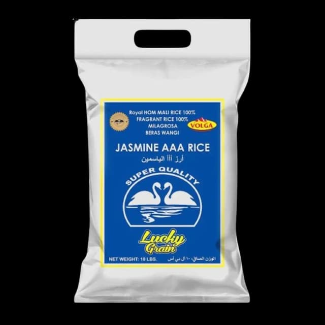 Volga Lucky Grain Jasmine Rice 4.5 kg