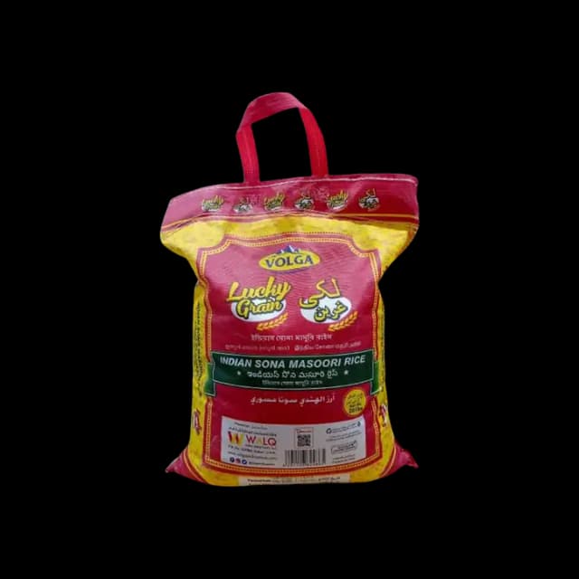Volga Long Grain Indian Sona Masoori Rice 9 kg