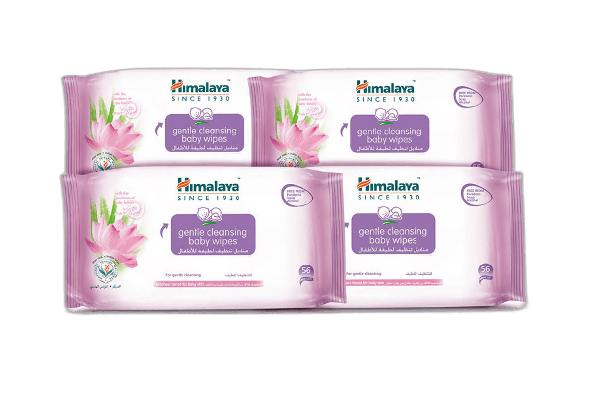 Himalaya Herbal Gentle Baby Wipes 56s