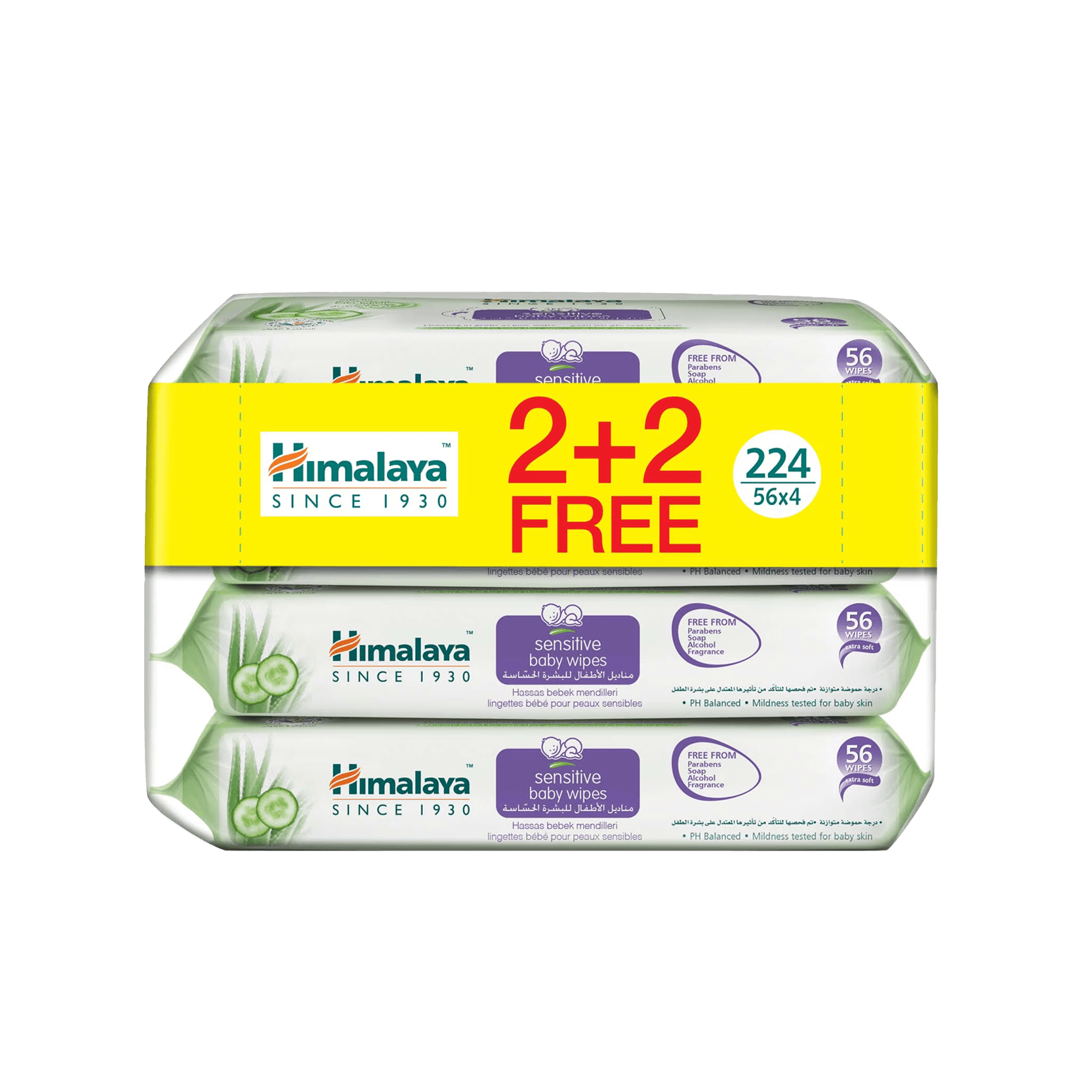 Himalaya Soothing Baby Wipes 56s