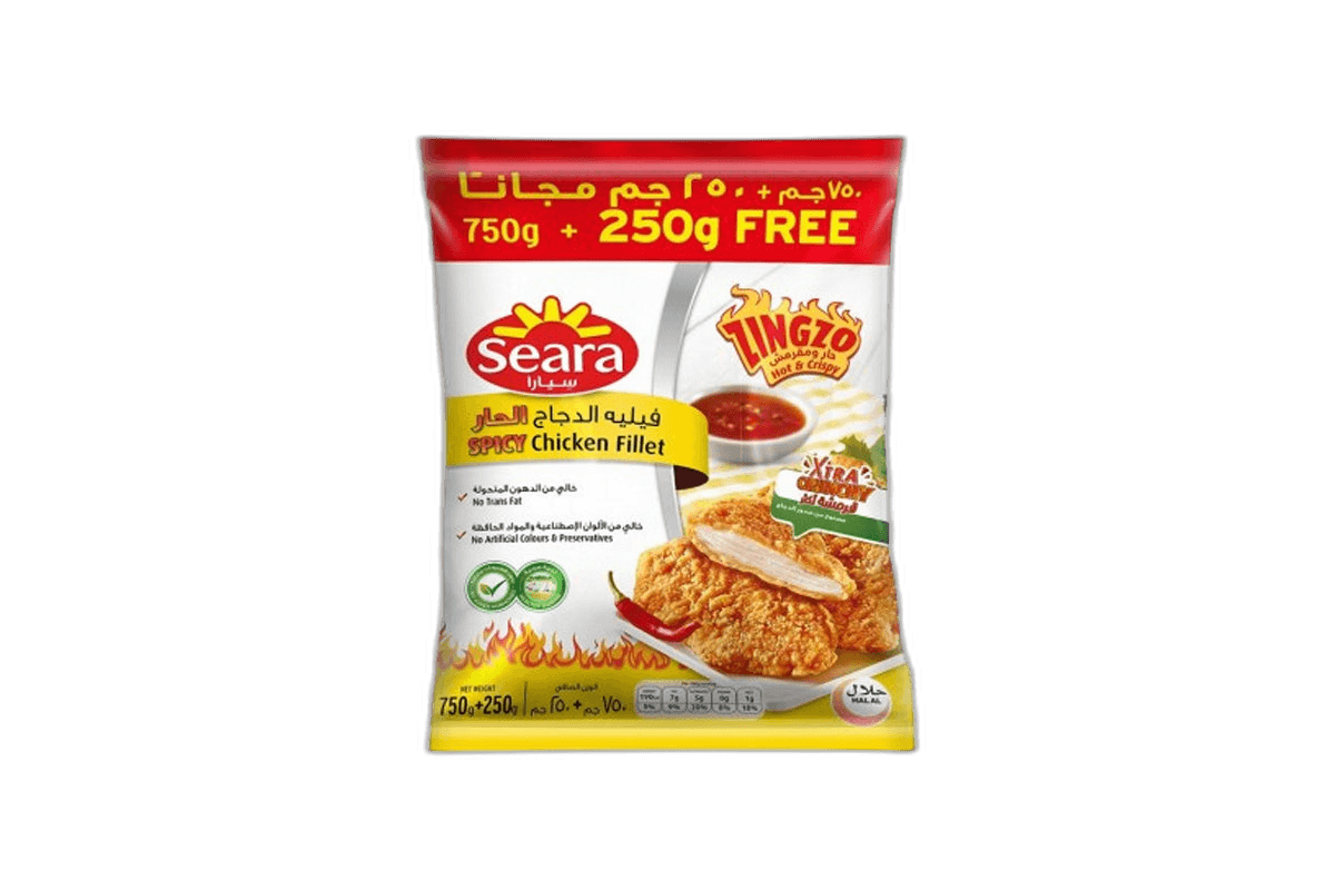 Seara Spicy Chicken Fillet 750 g + 250 g