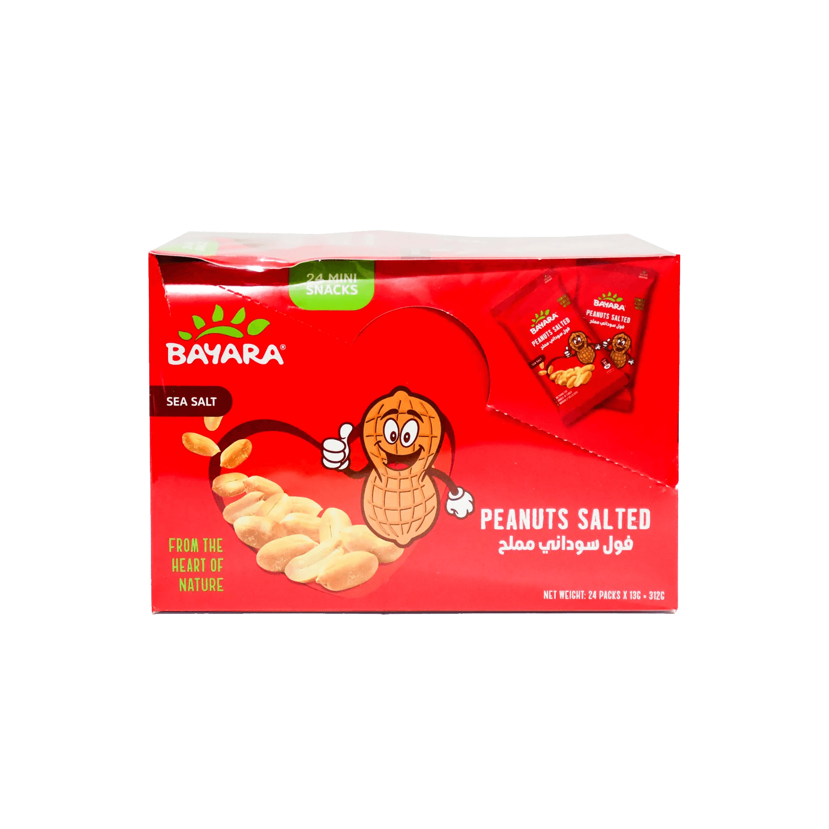Bayara Salted Peanuts 24 x 13 g