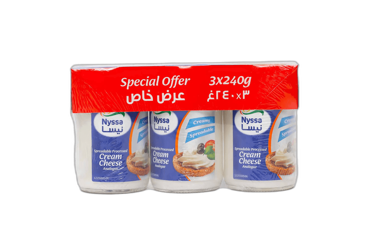 Nyssa Cream Cheese Jar 3 x, 240g