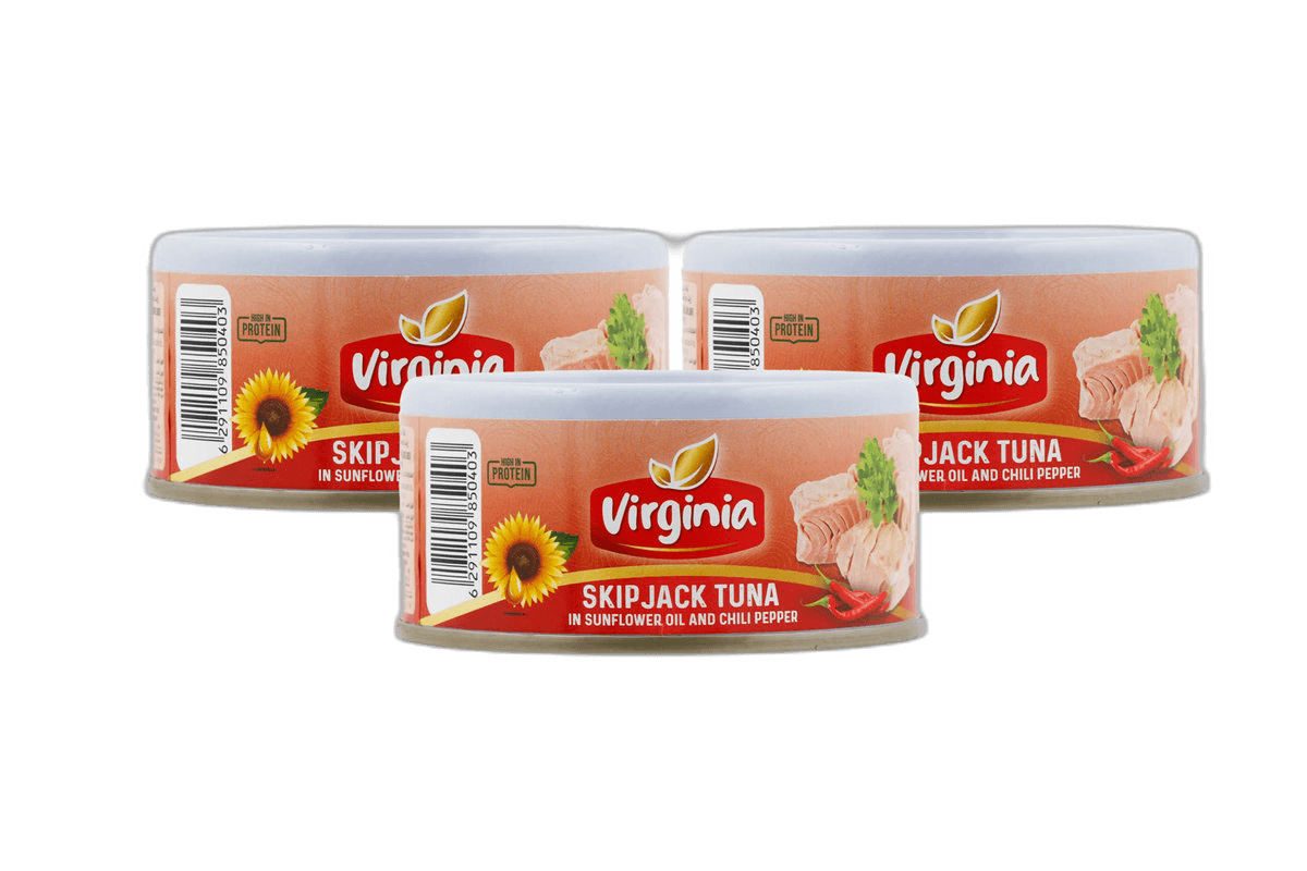 Virginia Skipjack Tuna in S/F Oil Chk 3 x, 170g