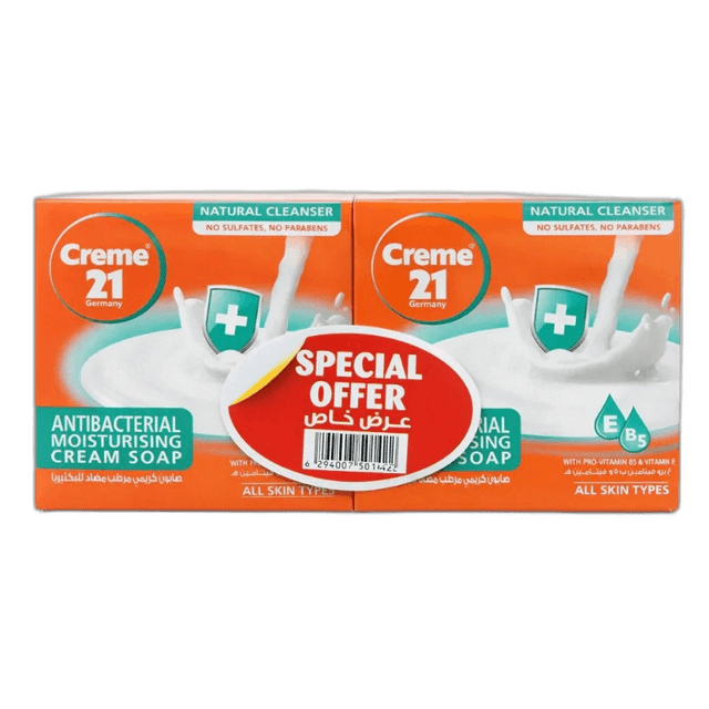 Creme 21 Cremey Antibac Soap 4 x, 125g