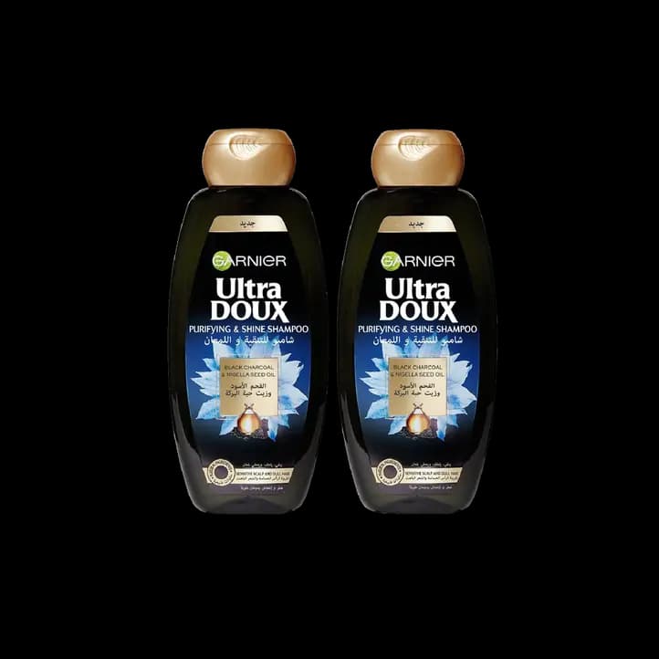 Garnier Ultra Doux Charcoal Shampoo 2 x, 400ml