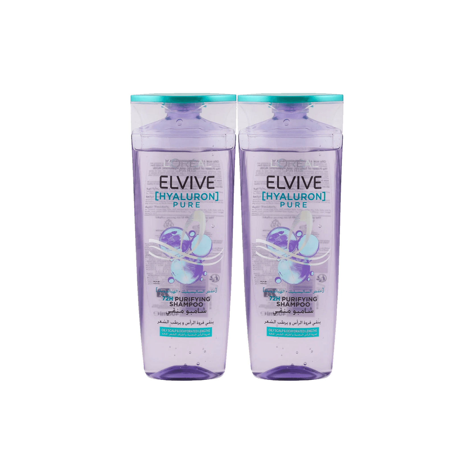 Loreal Paris Elvive Hyaluron Pure Shampoo 2 x 400 ml