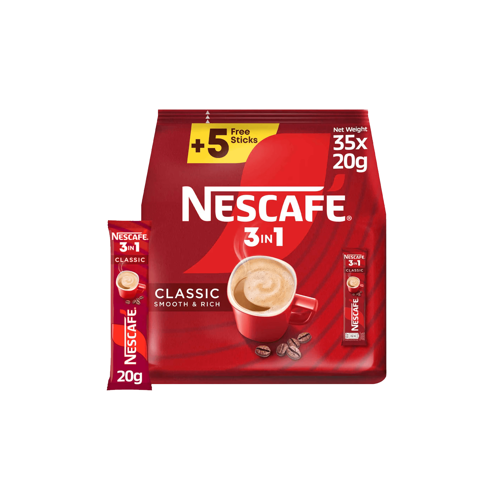 Nescafe 3in1 Classic 35 x 20 g New