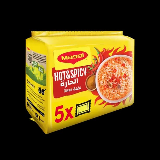 Nestle Maggi 2min Hot Spicy 5 x, 78g