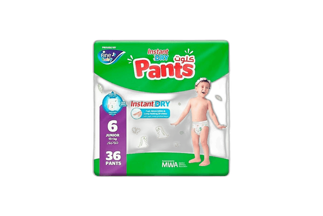 Fine Baby Instant Dry Pants 6 Junior 15 + KG 36s