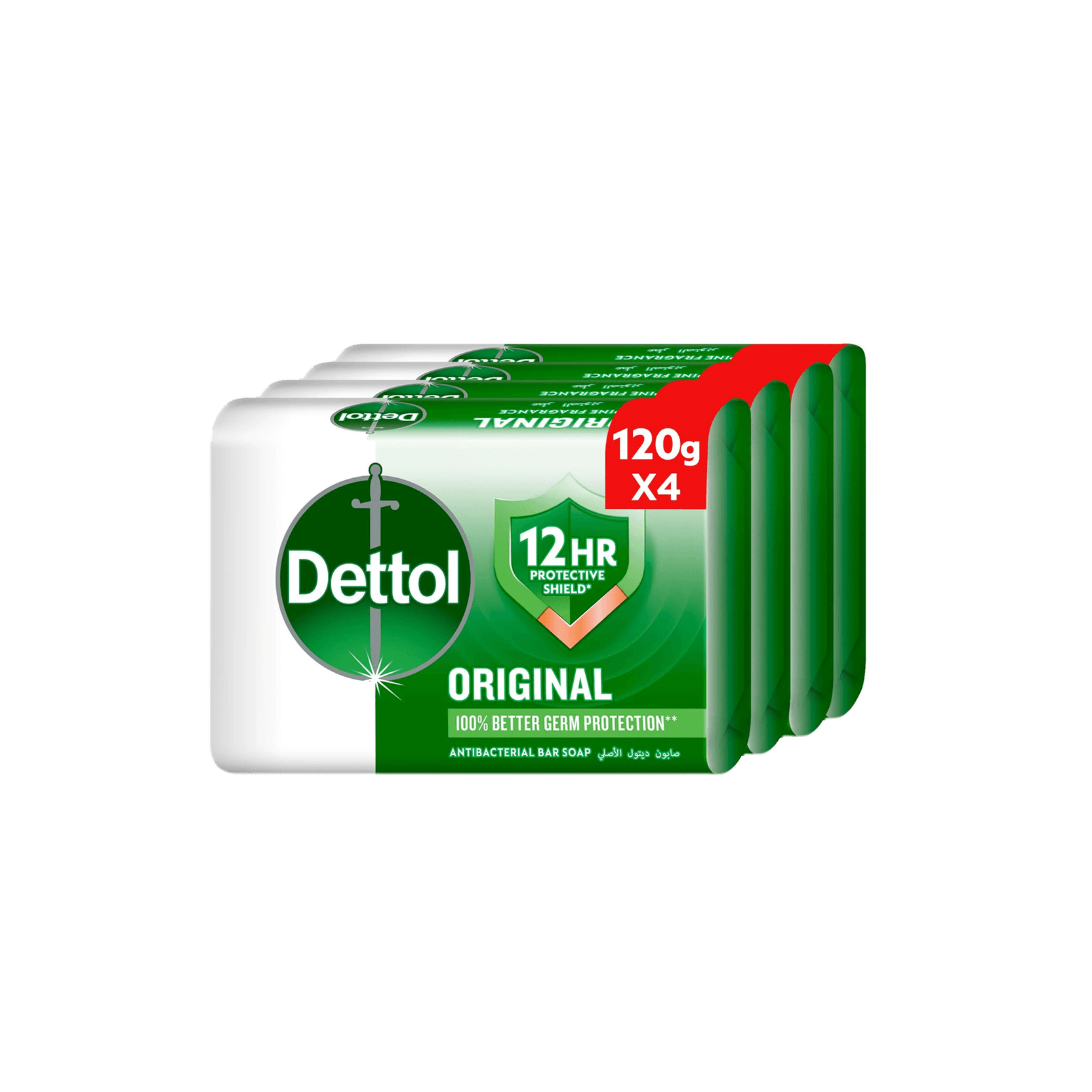 Dettol Original Soap 4 x 120 g