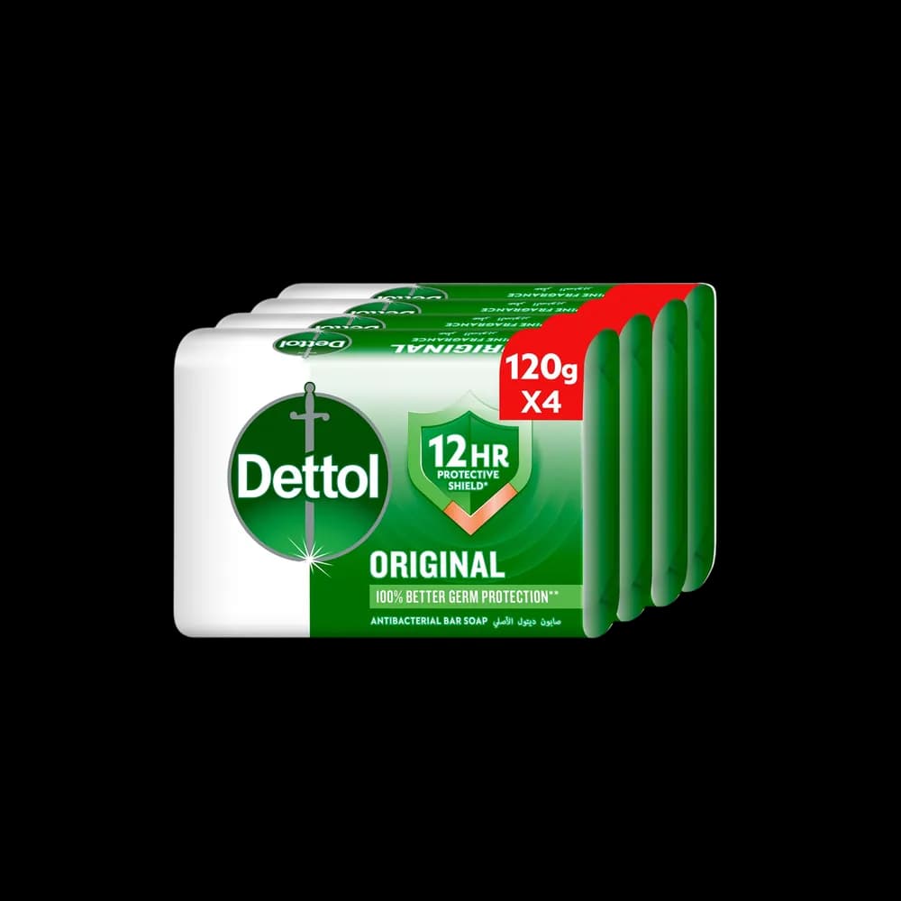 Dettol Original Soap 4 x, 120g