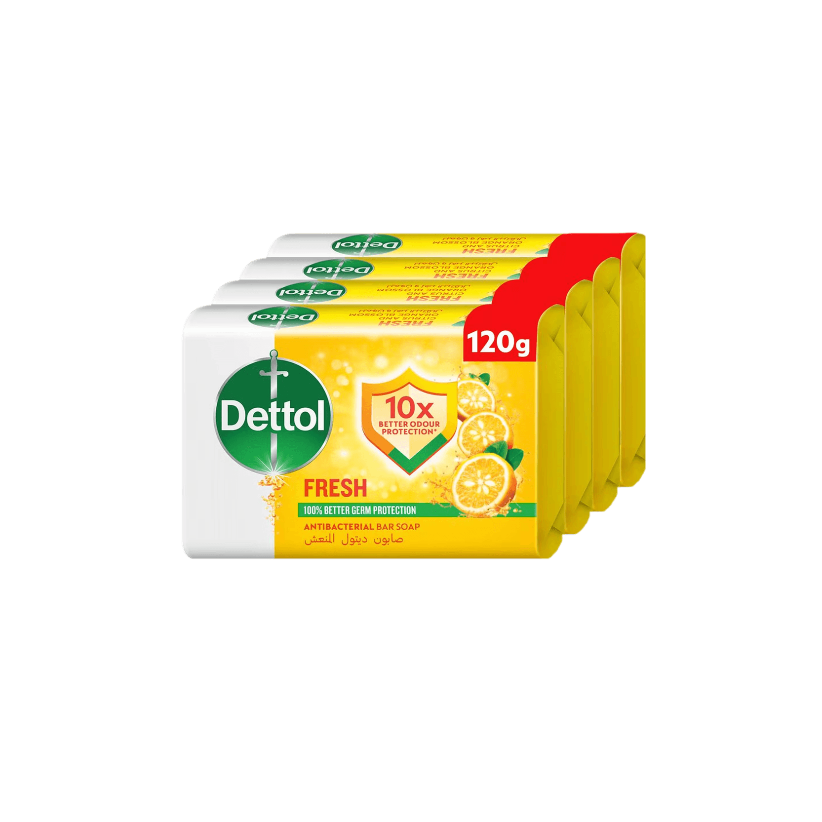 Dettol Fresh Soap 4 x, 120g
