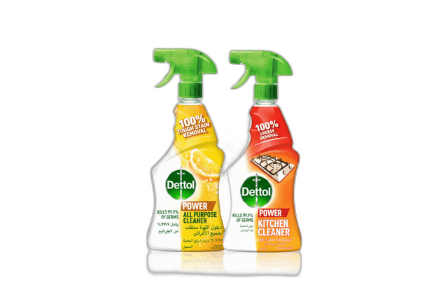 Dettol All Purpose Cleaner + Kitchen Cleaner 2x500m