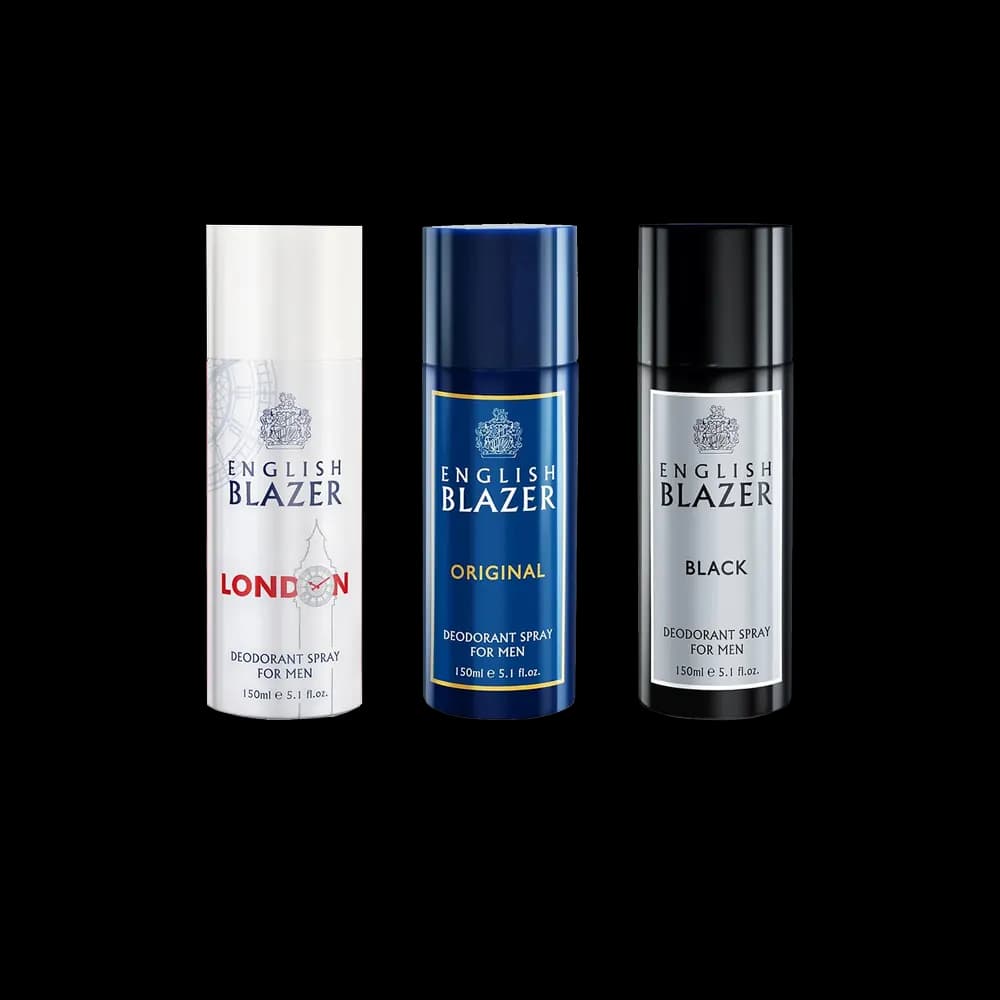 English Blazer Body Spray 3 x, 150ml