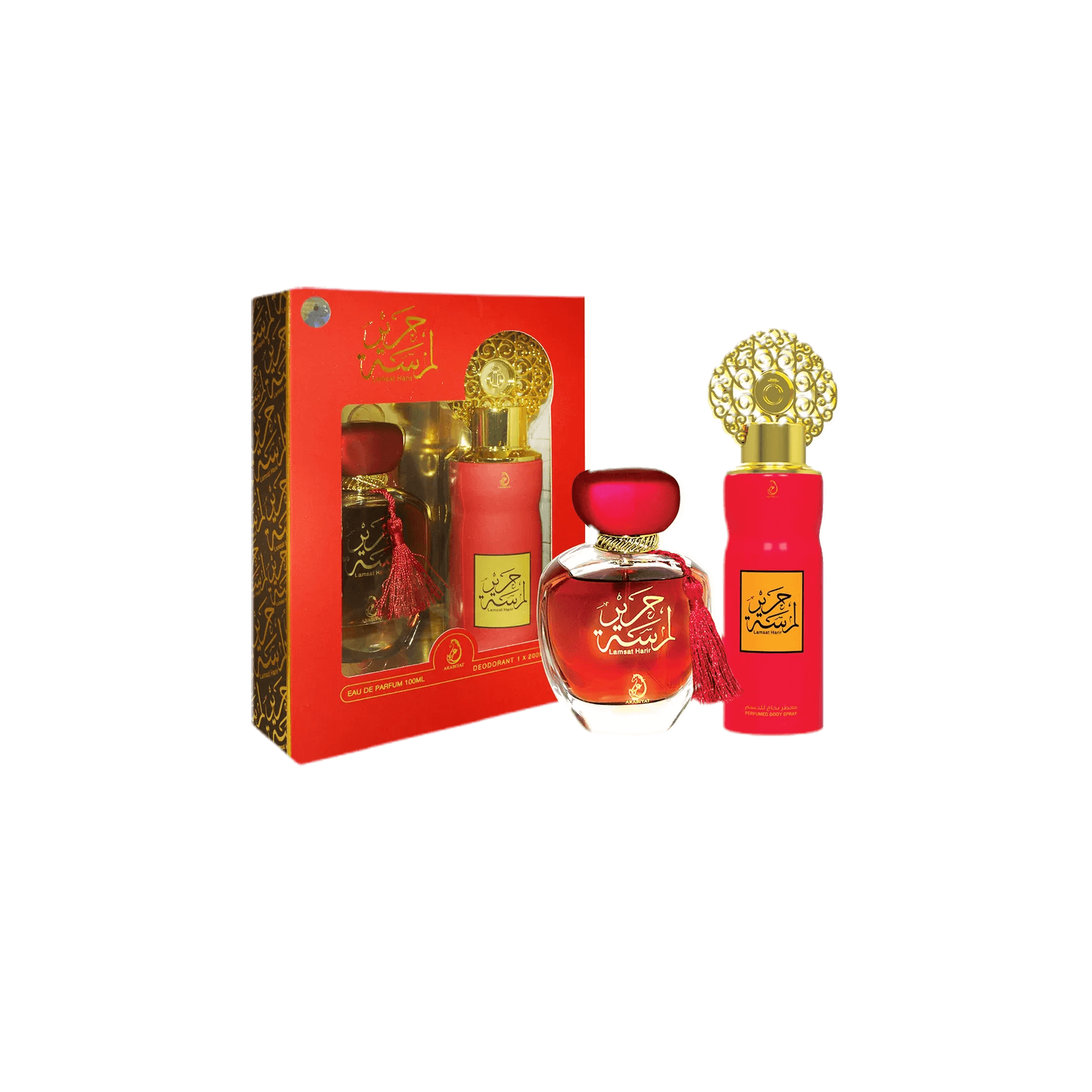 Lamsat Hareer Gift Pack Edp 100 ml + Deodorant 200 ml