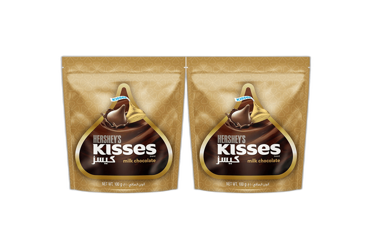 Hershey S Kisses Milk Chocolate 2 x, 100g