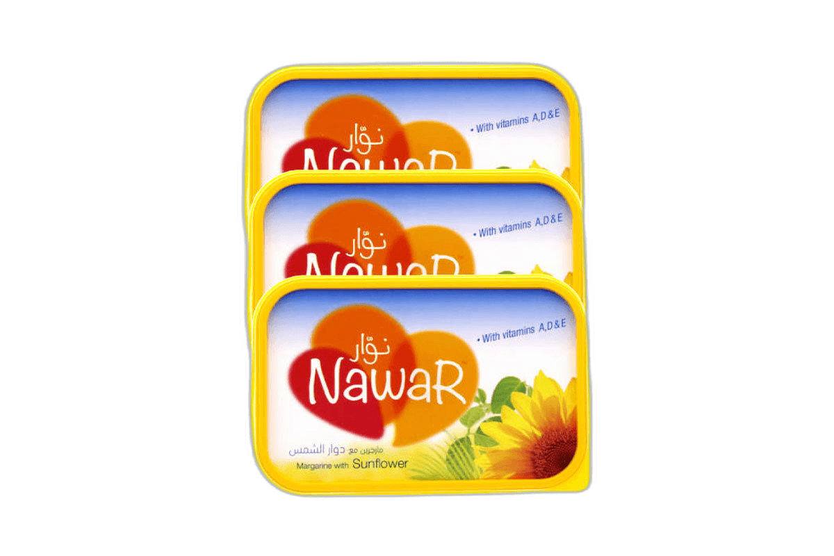 Nawar Sunflower Margarine 3 x, 250g