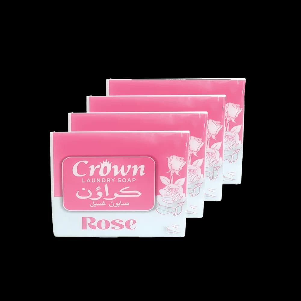 Crown Laundry Soap Rose 4 x, 180g