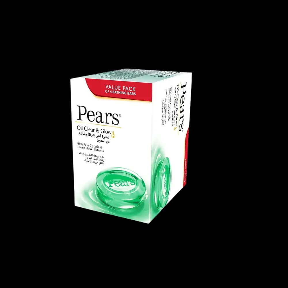 Pears Oil Clear and Glow 4 x, 125g