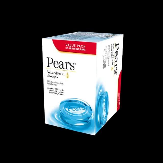 Pears Soft and Fresh 4 x, 125g
