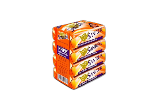 Santoor Soap 4 x, 125g