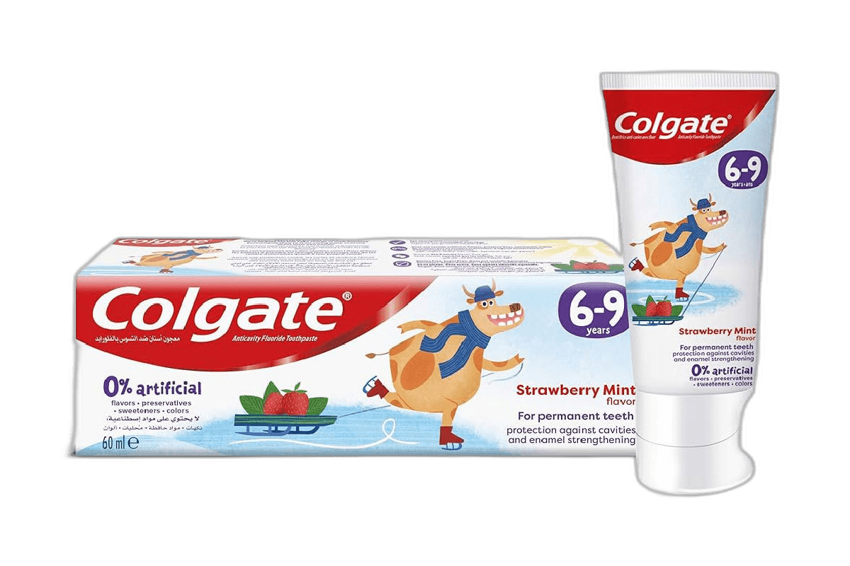 Colgate Kids Free from 6-9 Strawberry-Mnt 60 ml