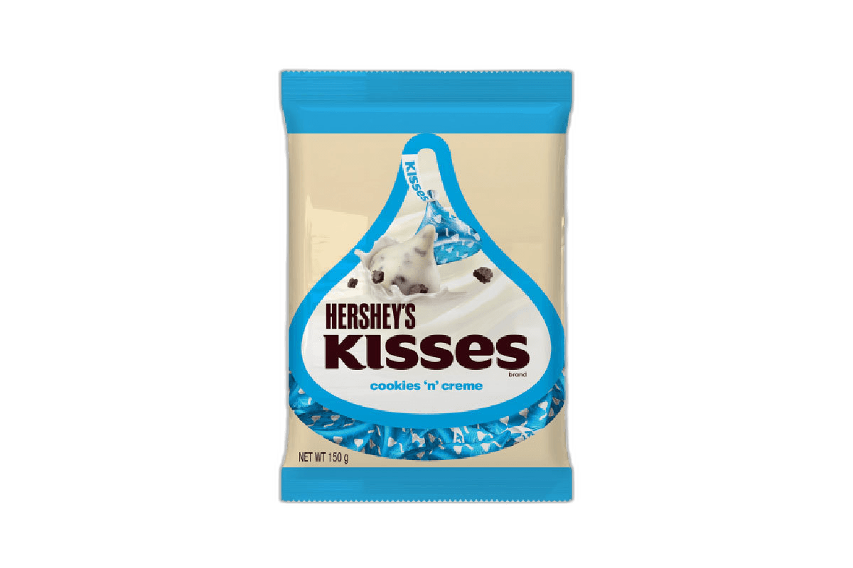 Hersheys Kisses Cookies N Creme 150 g