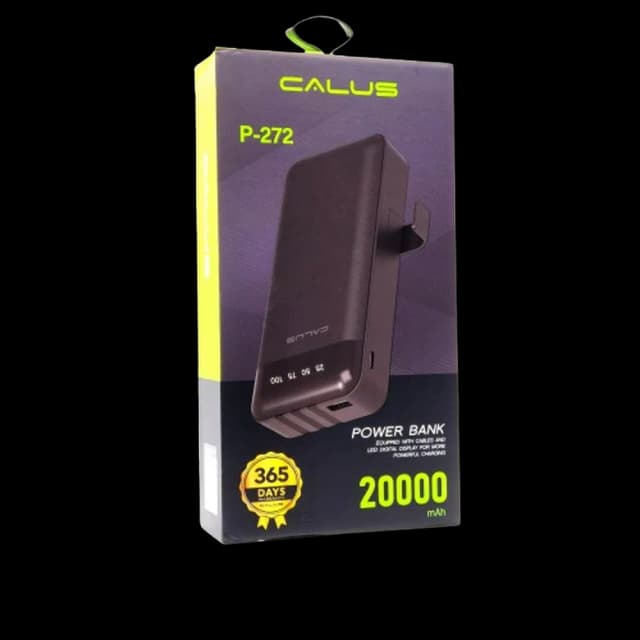 كالوس باور بانك 20000 مللي أمبير + كابل بيانات 3 في 1