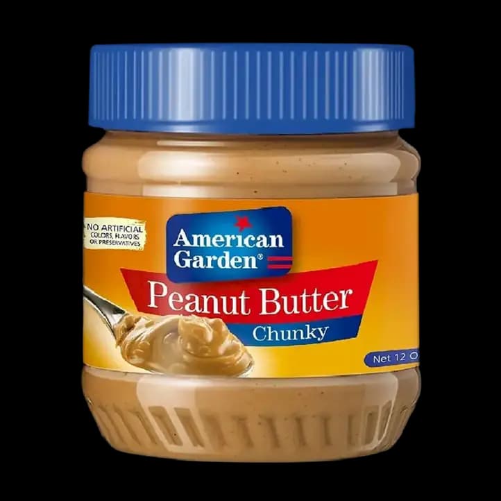 American Garden Chunky Peanut Butter 340g