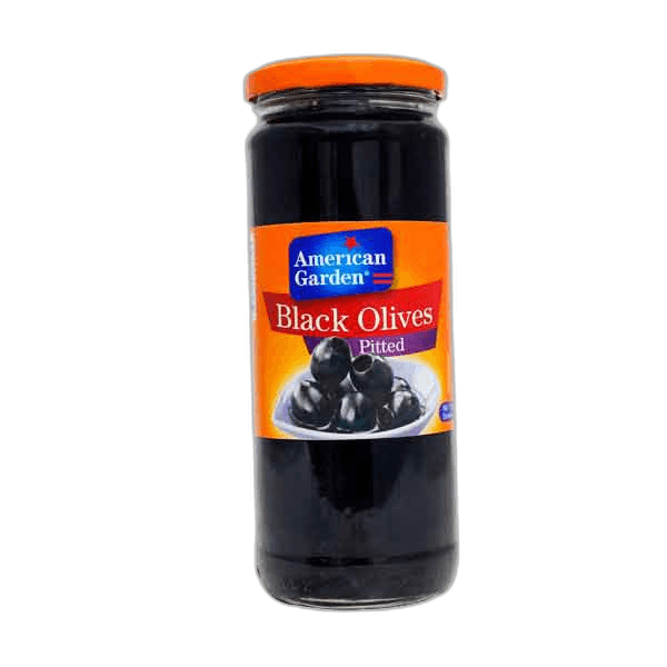 American Garden Black Pitted Olives 212 g