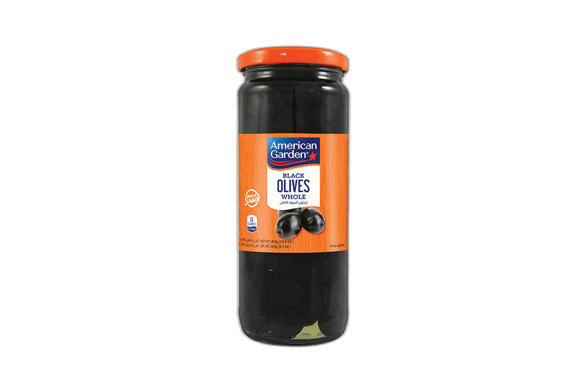 American Garden Olives Black Whole 260 g