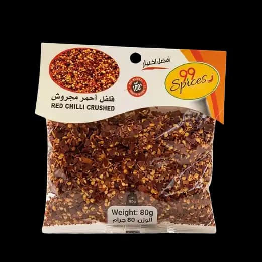 99 Spices Crushed Chilli, 80g