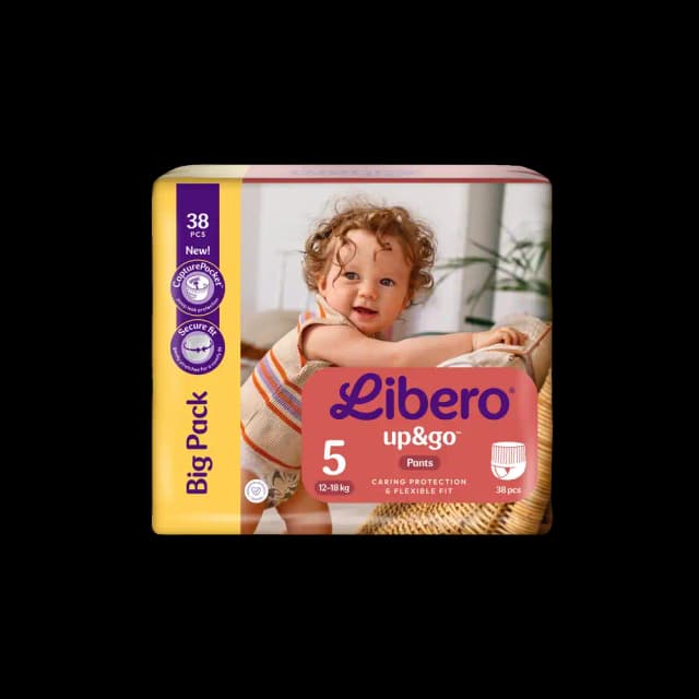 Libero Night Pants Baby Diapers Size 1 5 38 pcs