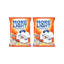 More Light Washing Detergent Powder 2 x 1kg