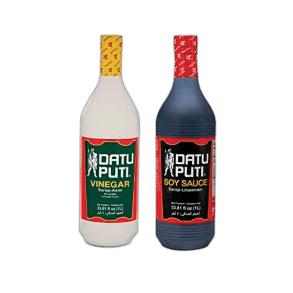Datu Puti Soy Sauce & Vinegar 2 x, 1L