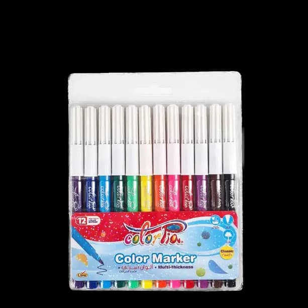 Colorpia Color Slim Marker Whiteboard Markers