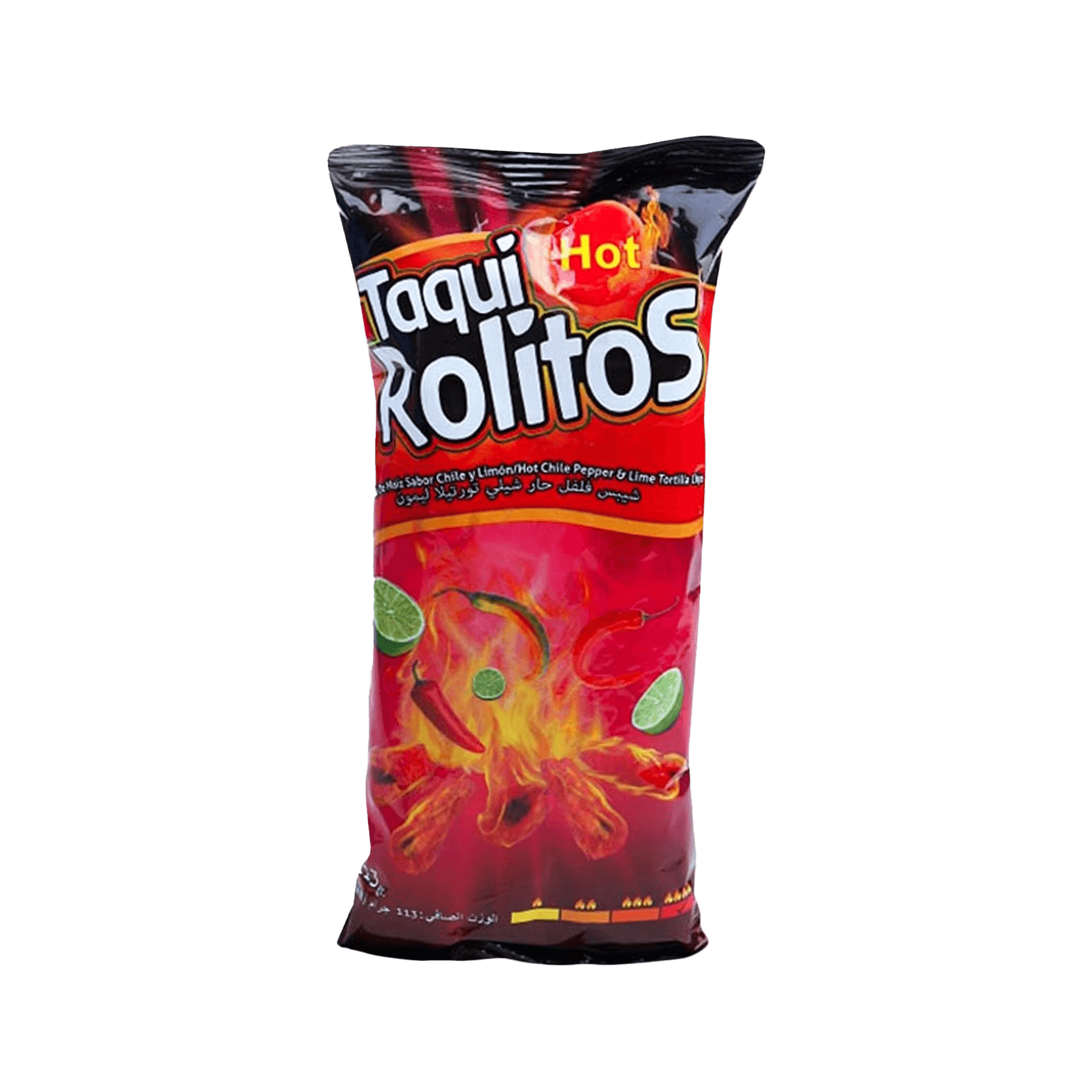 Taqui Rolitos Hot Chilli Pepper Tortilla 113 g