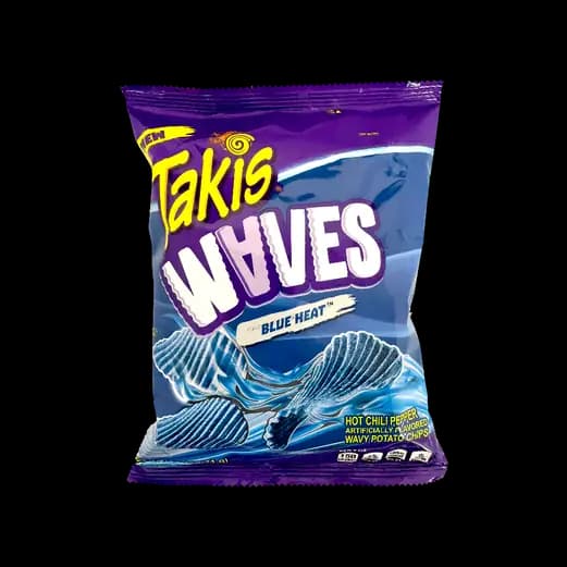 Takis Waves Blue Heat Potato Chips, 71g