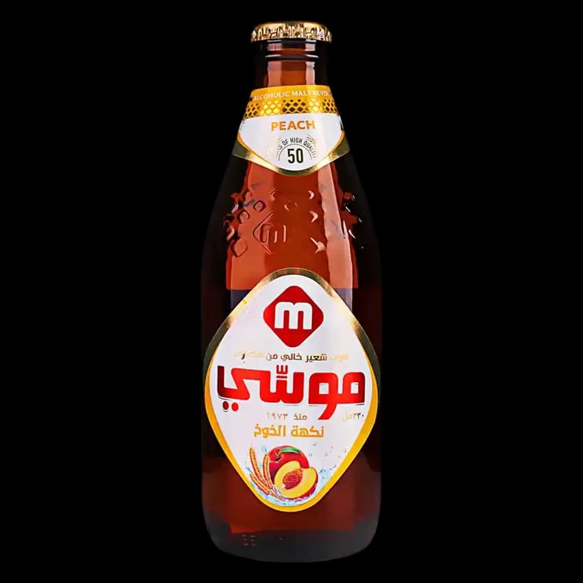 Moussy Peach Beverage Non-Alcoholic Flavoured Malt 330ml