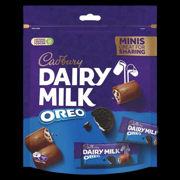 Cadbury Dairy Milk Oreo Mini Chocolate 145g