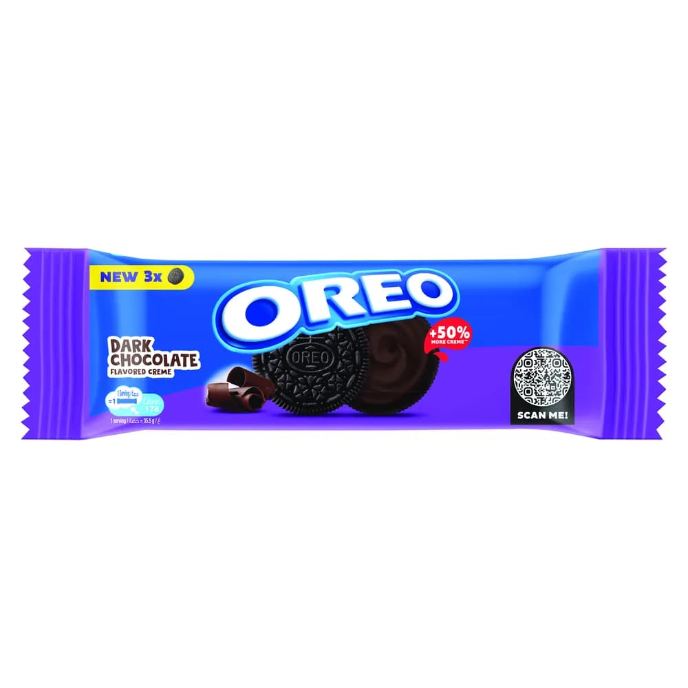 Nabisco Oreo Dark Chocolate, 35.5g