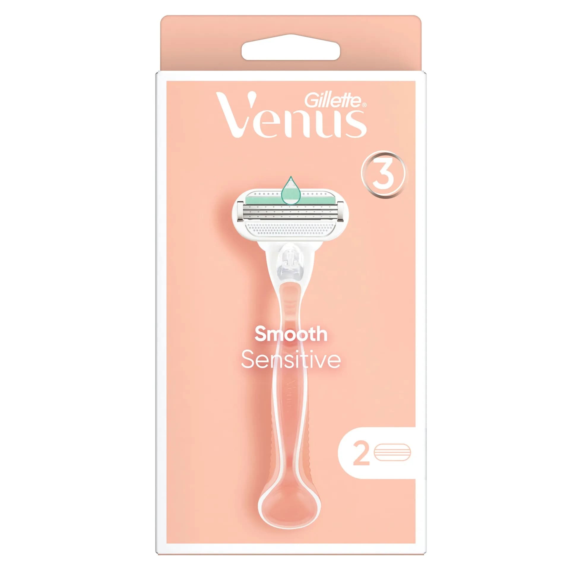 Gillette 657 Venus Smooth Sensitive Pink Razor